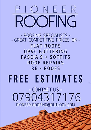 Joel Designed this leaflet / flyer for Pioneer Roofing