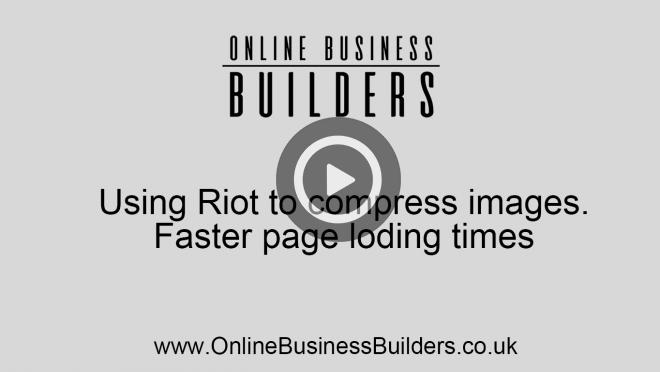 SEO: How to compress your images using RIOT for faster pages video